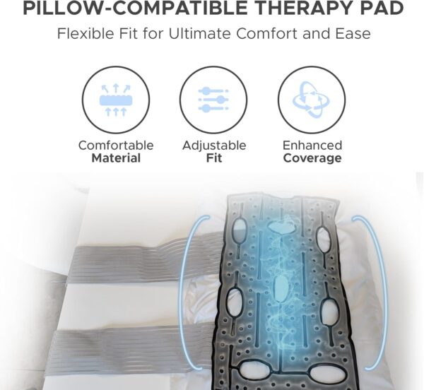 SLUSH BOX 20-Inch Pillow-Compatible Therapy Pad - Flexible Cooling Pad for Back, Neck & Chronic Pain Relief - Image 3