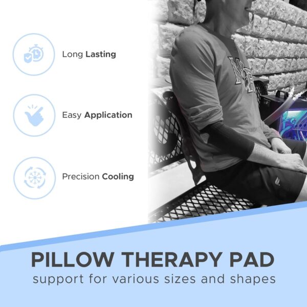 SLUSH BOX 20-Inch Pillow-Compatible Therapy Pad - Flexible Cooling Pad for Back, Neck & Chronic Pain Relief - Image 5