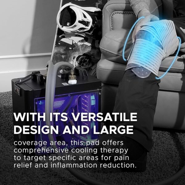 Universal “ U” Cryotherapy Pad 11.5” x 10.5” - Portable Cold Therapy System for Pain Relief - Adjustable Compression Wrap for Knee, Ankle, Shoulder, Back - Image 5